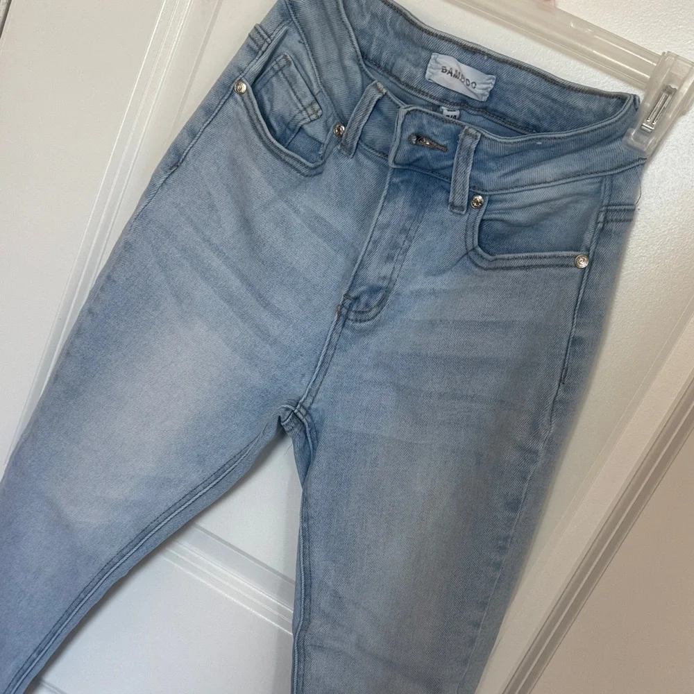 BAMBOO Light Blue High Rise Women's Jeans